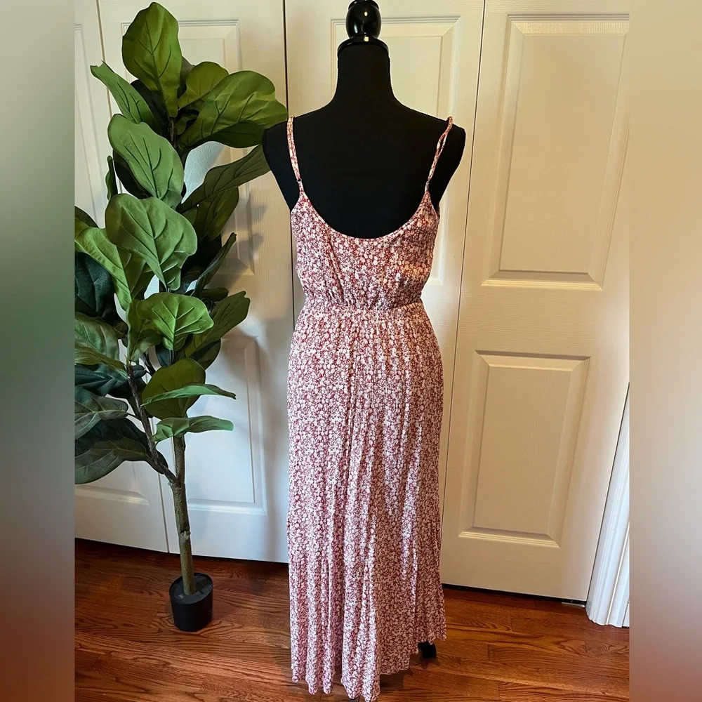 Abercrombie Floral orange Maxi Dress